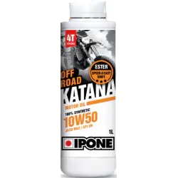 HUILE IPONE 4T KATANA OFF ROAD 100% SYNTHETIC 10W40 1L