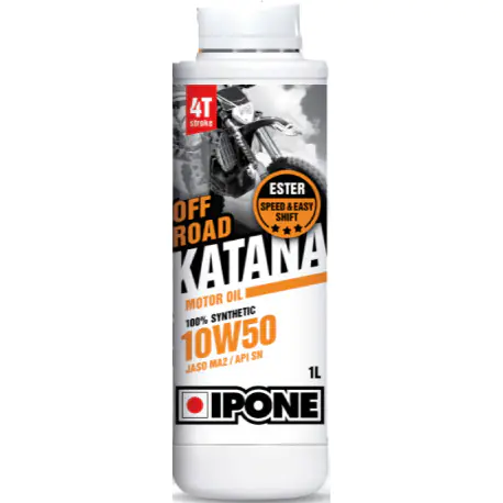 HUILE IPONE 4T KATANA OFF ROAD 100% SYNTHETIC 10W40 1L HUILE IPONE 4T KATANA OFF ROAD 100% SYNTHETIC 10W40 1L