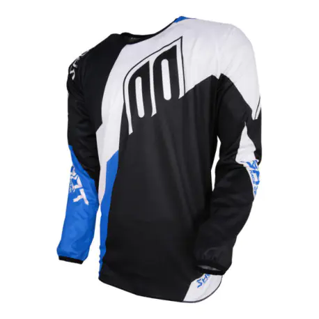 MAILLOT MOTO CROSS SHOT 2018 DEVO ALERT BLEU NOIR MAILLOT MOTO CROSS SHOT 2018 DEVO ALERT BLEU NOIR