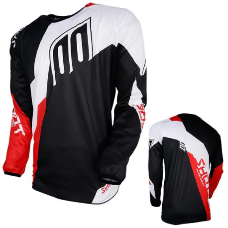 MAILLOT MOTO CROSS SHOT 2018 DEVO ALERT ROUGE NOIR MAILLOT MOTO CROSS SHOT 2018 DEVO ALERT ROUGE NOIR