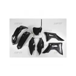 KIT PLASTIQUES UFO NOIR CRF 450 14/15