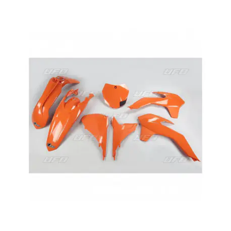 KIT PLASTIQUES UFO ORANGE SX 125 250 13/15