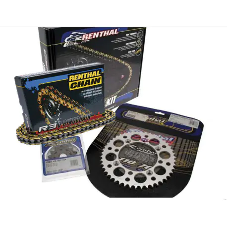 Kit chaine RENTHAL 520 type R3-2 1450 Yamaha WR-250