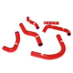 Durites de radiateur SAMCO type origine rouge - 6 durites Honda CRF450 15-16