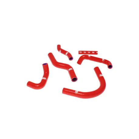 Durites de radiateur SAMCO type origine rouge - 6 durites Honda CRF450 15-16
