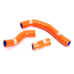 Durites de radiateur SAMCO type origine orange - 3 durites KTM SXF450 13-15