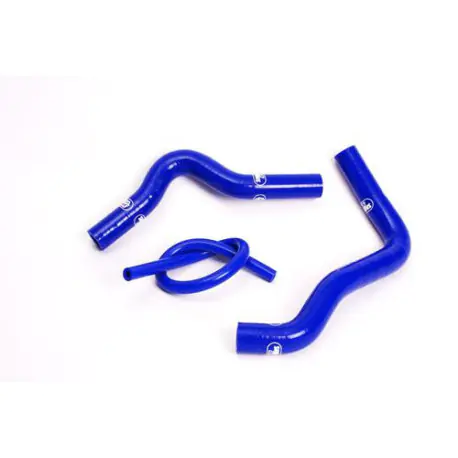 Durites de radiateur SAMCO type origine bleu - 3 durites Suzuki RM85 02-14