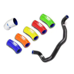 Durites de radiateur SAMCO type origine bleu - 4 durites Yamaha YZ450F 14-17