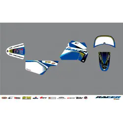 Kit déco KUTVEK Racer bleu Yamaha PW50