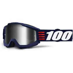 LUNETTES MASQUE CROSS 100% ACCURI GOGGLE RALEIGH ECRAN CLAIR
