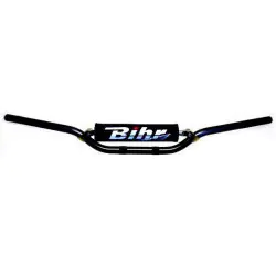 GUIDON MX ONE BIHR ALU 22.2mm ET MOUSSE RM RMZ 125 250 450 NOIR