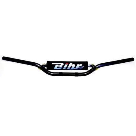GUIDON MX ONE BIHR ALU 22.2mm ET MOUSSE RM RMZ 125 250 450 NOIR