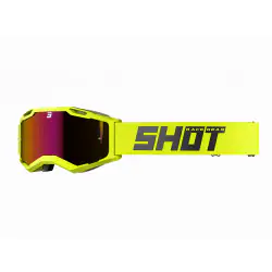 LUNETTE MASQUE MOTO CROSS SHOT IRIS 2.0 SOLID BLEU MATT