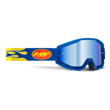 Lunette FMF POWERCORE Flame Navy - écran Bleu iridium