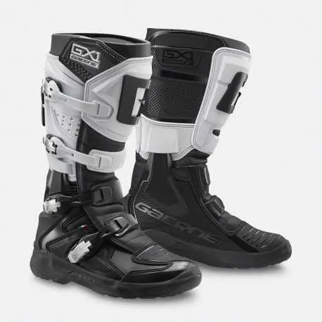 BOTTES CROSS GAERNE GX-1 NOIR BLANC BOTTES CROSS GAERNE GX-1 NOIR BLANC
