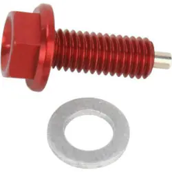 Bouchon de vidange moteur rouge CRF 250450 2009 a 2014