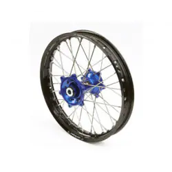 Roue arriere complete ART 18x215 jante noirmoyeu bleu Yamaha WRF250 01-18