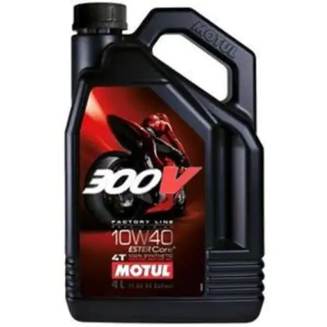 HUILE MOTEUR MOTUL 300V FACTORY LINE OFF ROAD 10W40 4T 100% SYNTHETIC 4 LITRES