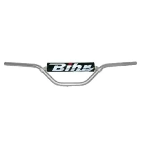 GUIDON MX ONE BIHR ALU 22.2mm ET MOUSSE 80 85 ARGENT