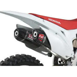 LIGNE COMPLÈTE YOSHIMURA USA RS-9 TITANE/2 SILENCIEUX CARBONE CRF 250 POT D'ECHAPPEMENT 14/17