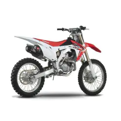 LIGNE COMPLÈTE YOSHIMURA USA RS-9 TITANE/2 SILENCIEUX CARBONE CRF 250 POT D'ECHAPPEMENT 14/17