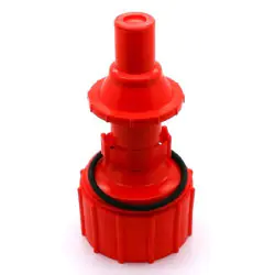 BOUCHON DE REMPLISSAGE RAPIDE ROUGE POUR JERRICAN DOUBLE POIGNEES