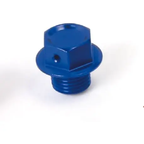 BOUCHON DE VIDANGE MAGNETIQUE ZETA M10 X 1,5 X 15 BLEU BOUCHON DE VIDANGE MAGNETIQUE ZETA M10 X 1,5 X 15 BLEU