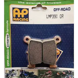 PLAQUETTES DE FREIN ARRIERE AP RACING LMP390ORR YAMAHA YZF 450 03/15