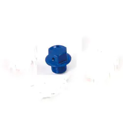 BOUCHON MOTEUR DE VIDANGE MAGNETIQUE ZETA M12X1,25X10 ROUGE POUR SUZUKI RM