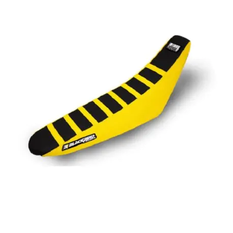 Housse de selle Zebra Blackbird zebra noire jaune Suzuki 250 RMZ 2010-16